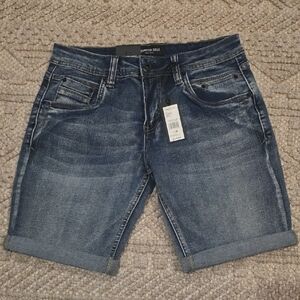 Kenneth Cole Men's Blue Jean Shorts
